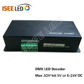 4ch DMX LED deskodetzailearen kontroladorea PWM
